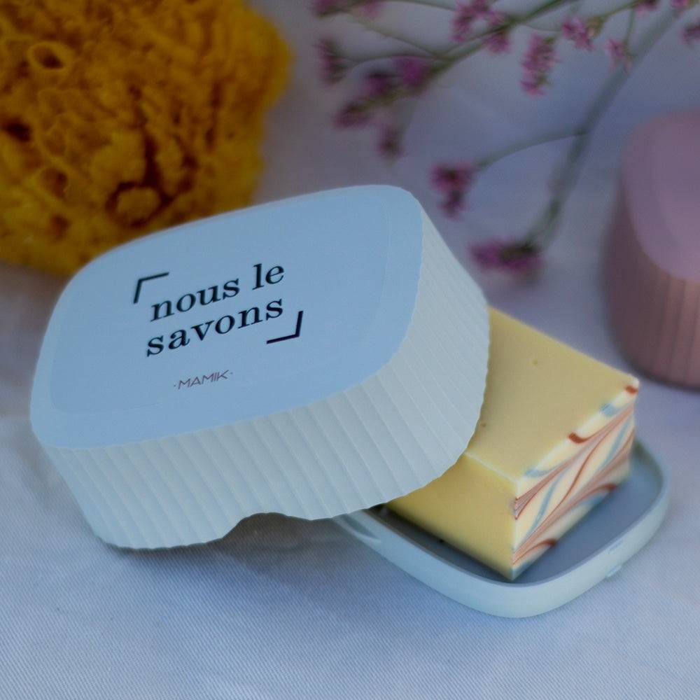 Boite à savon 100% recyclée fabriquée en France