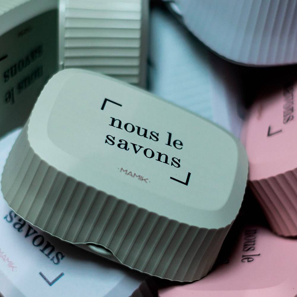 Boite à savon 100% recyclée fabriquée en France