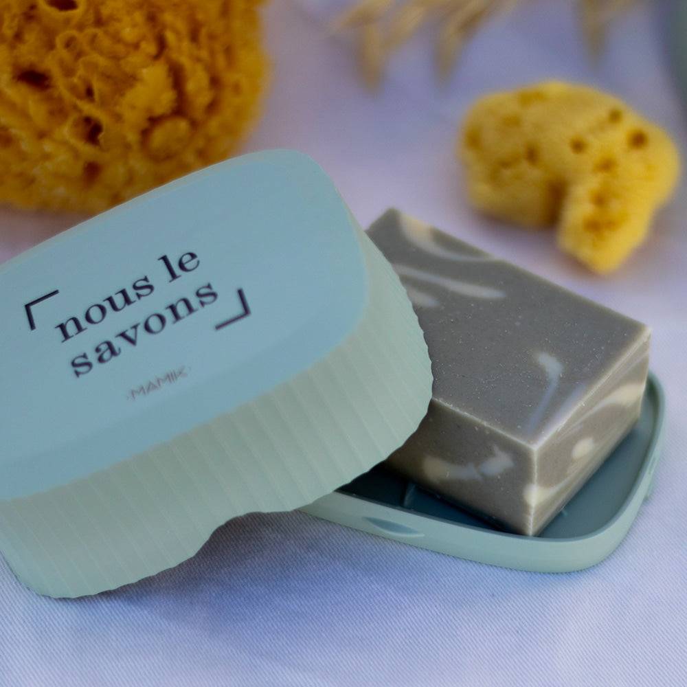 Boite à savon 100% recyclée fabriquée en France