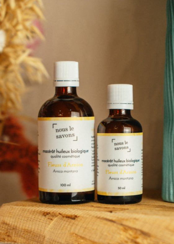 Macérât huileux bio de fleurs d'Arnica, 100% français