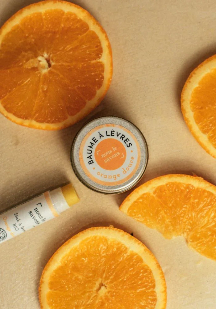 Baume à lèvres bio - orange douce
