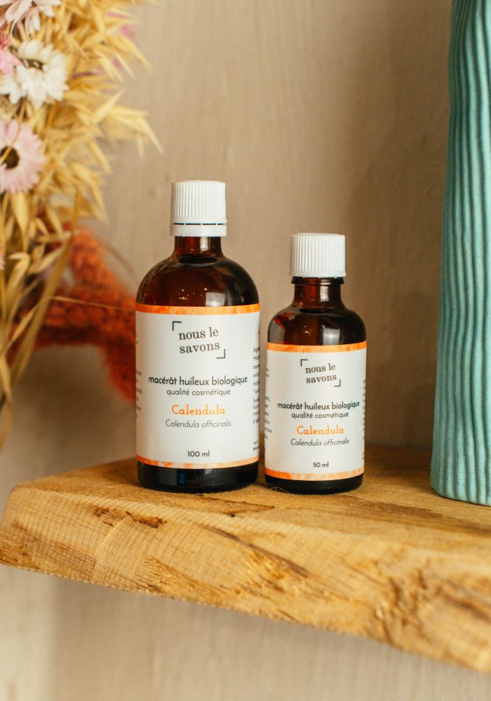 Macérât huileux calendula Bio fait en France : apaise et régénère votre peau