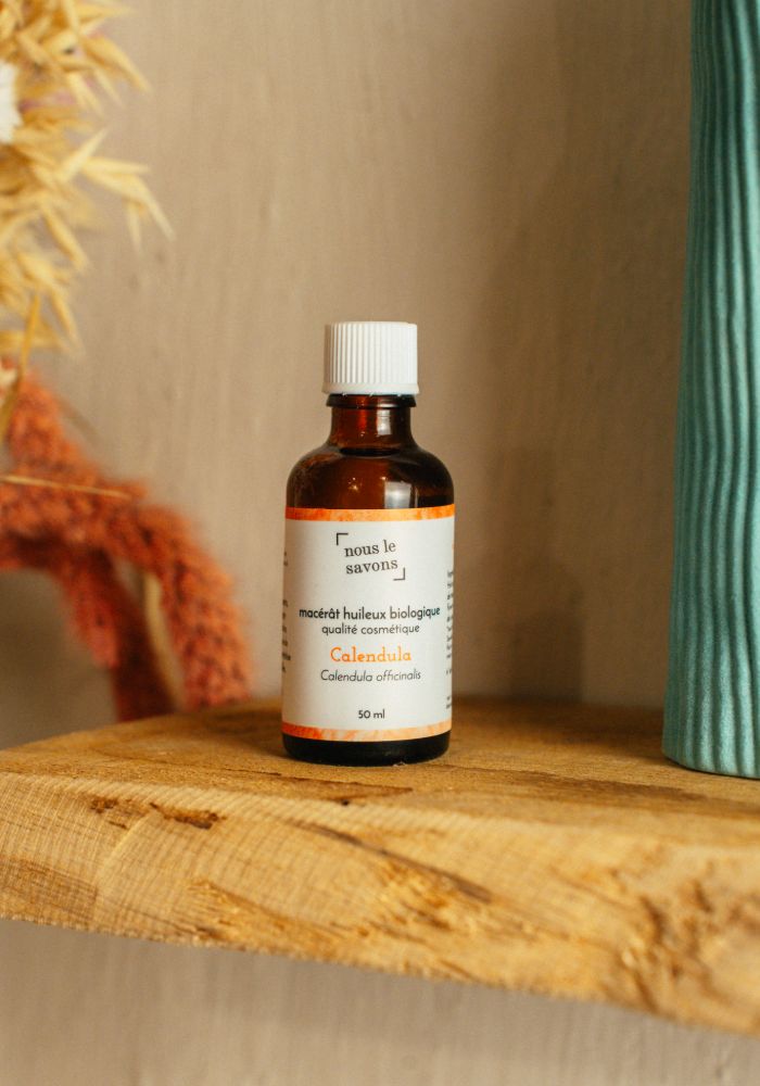 Macérât huileux calendula Bio fait en France : apaise et régénère votre peau