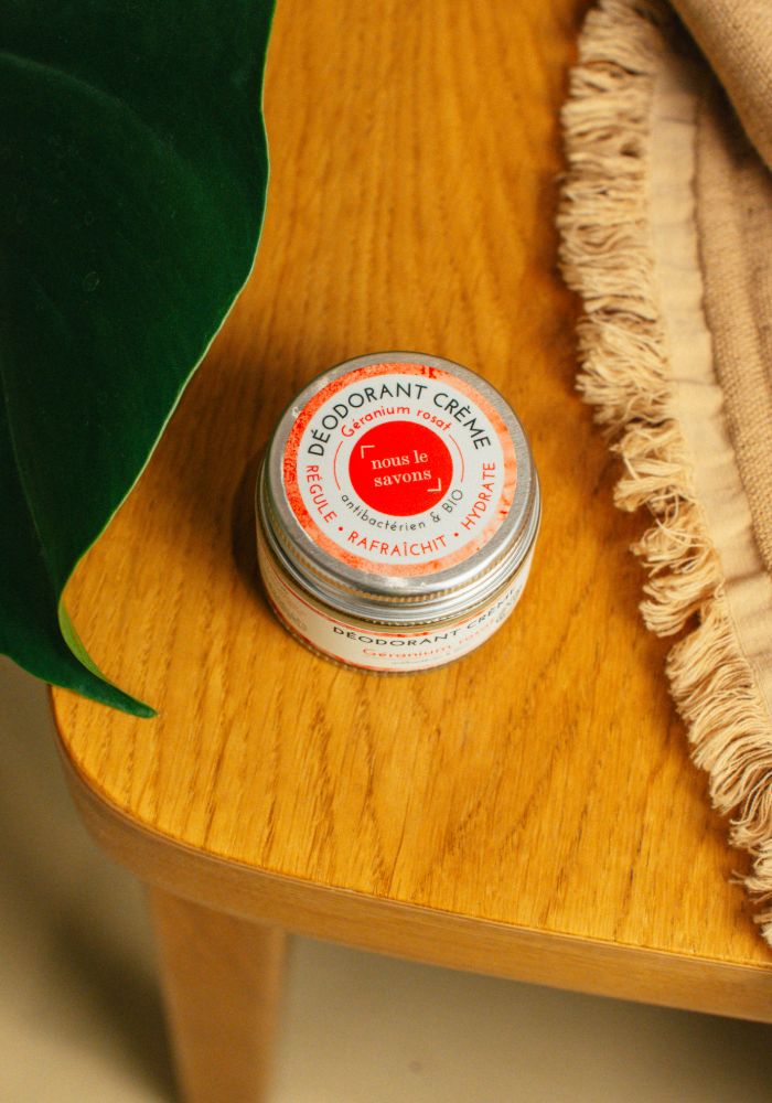 Déodorant géranium rosat bio 100% naturel et fait en France