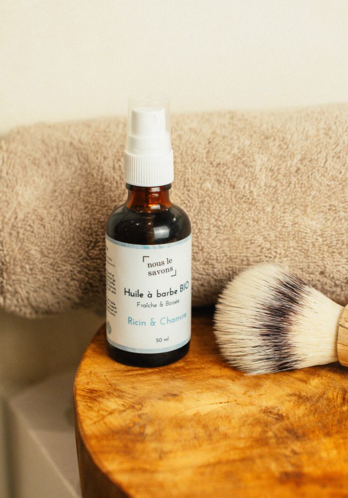 Huile de barbe apaisante et protectrice