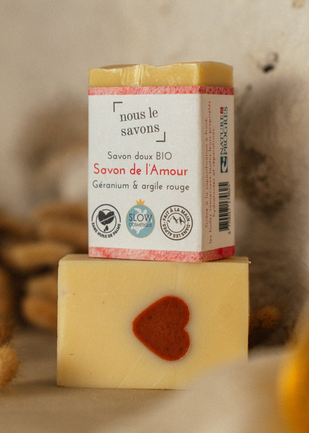 Savon bio doux de l'amour - EDITION LIMITEE