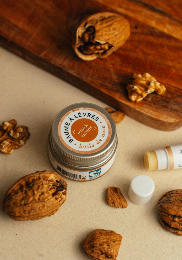 Baume à lèvres bio - noix