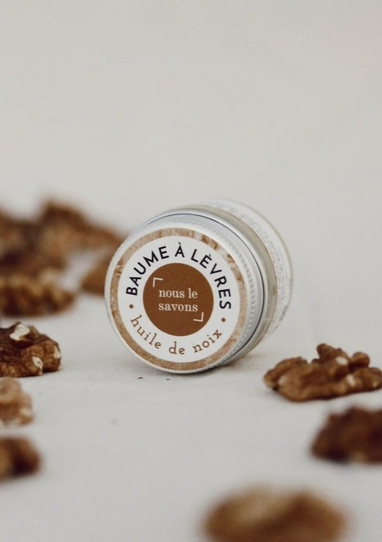 Baume à lèvres Bio noix Fait en France : des lèvres gourmandes et naturellement hydratées