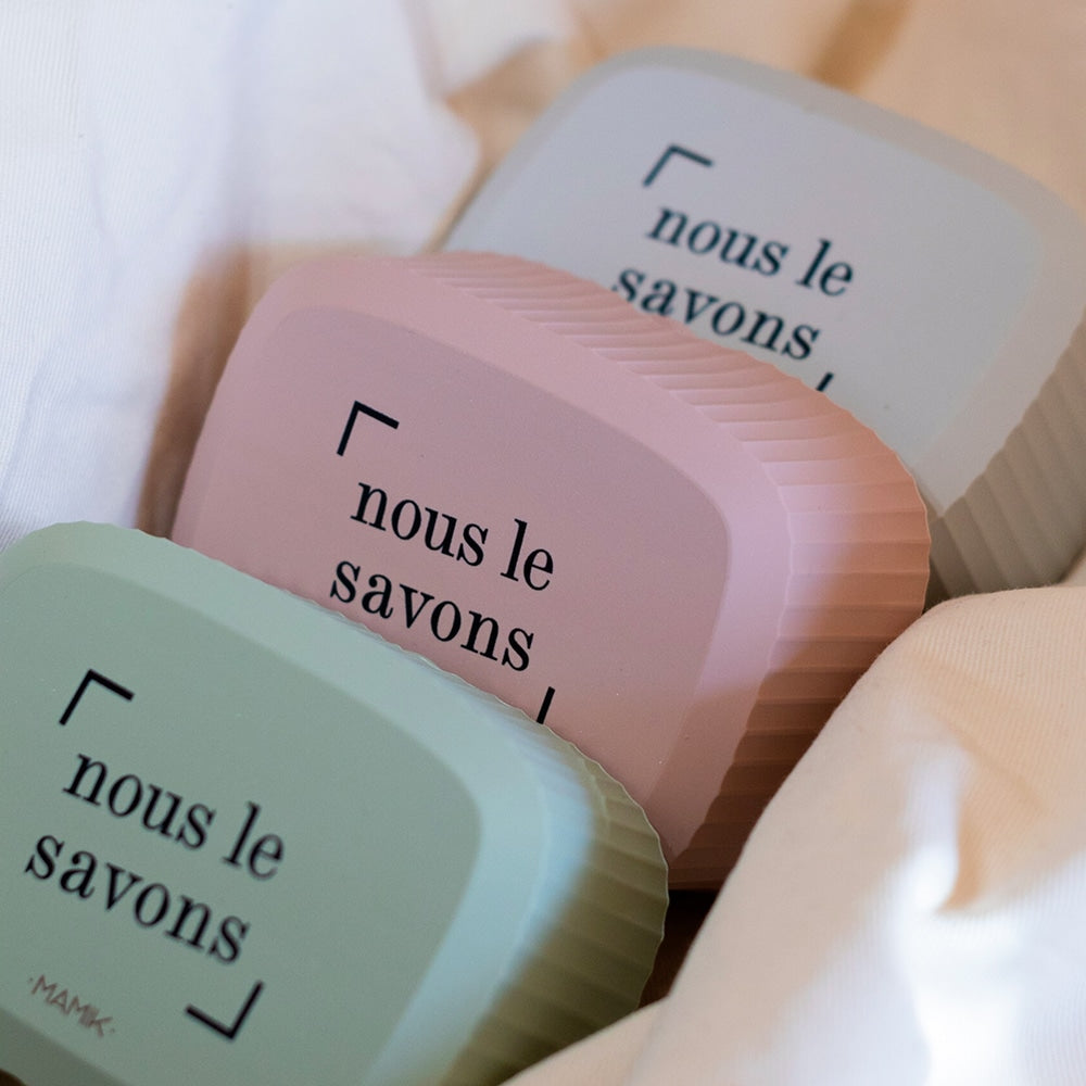 Boite à savon 100% recyclée fabriquée en France