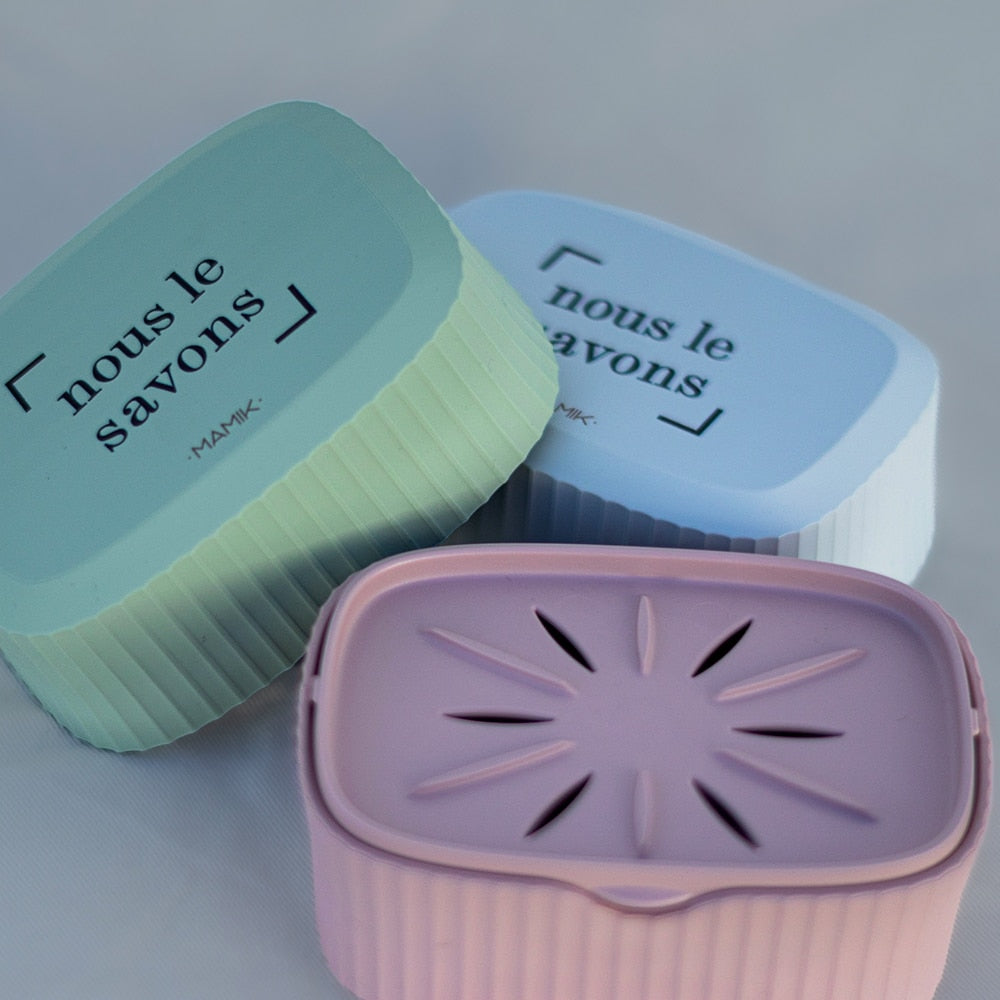 Boite à savon 100% recyclée fabriquée en France