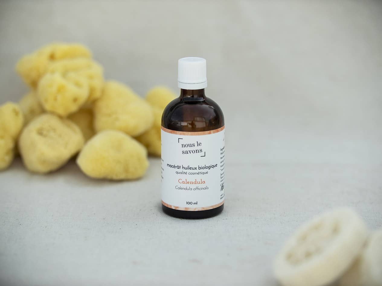 Macérât huileux calendula Bio fait en France : apaise et régénère votre peau