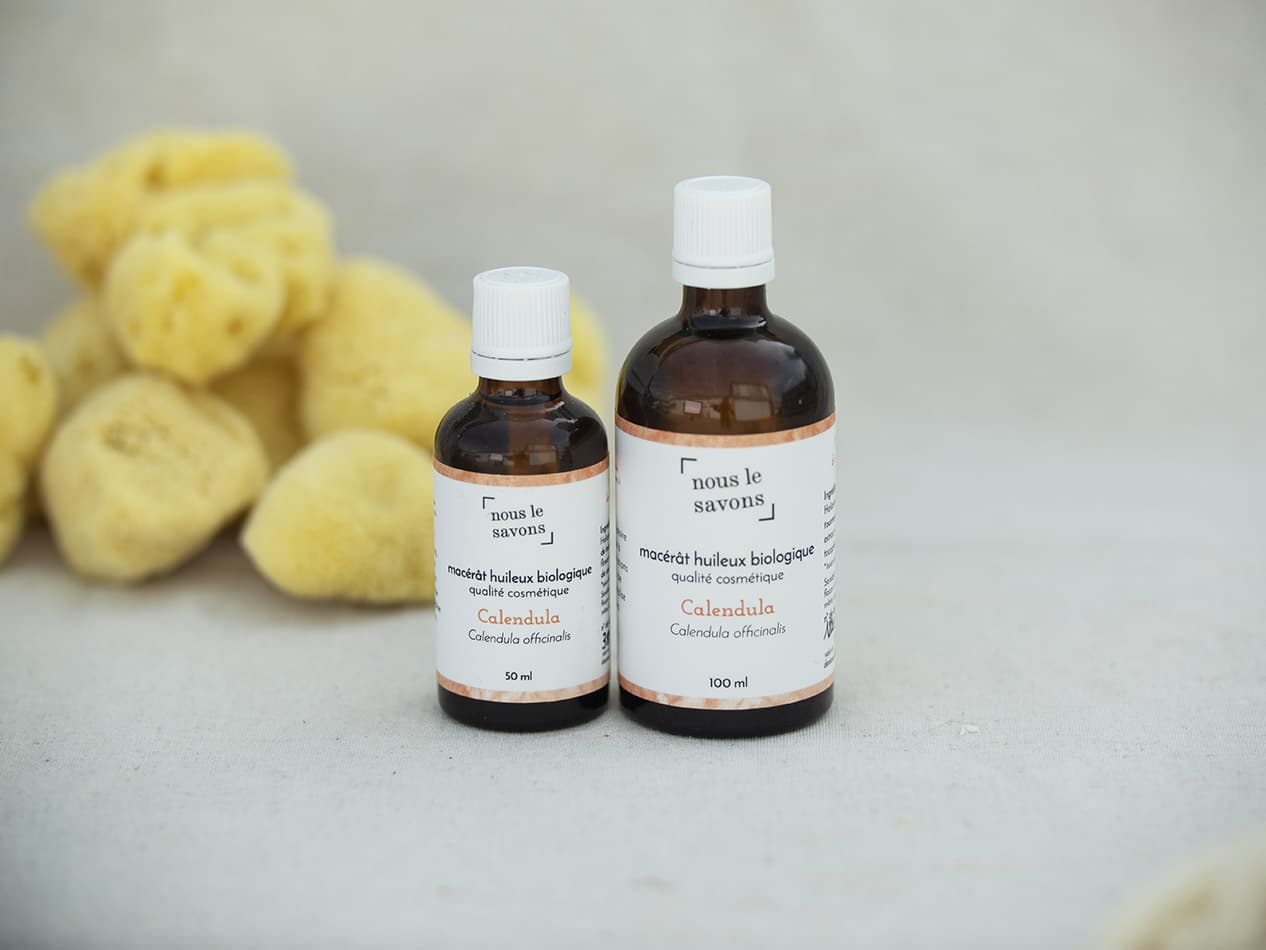Macérât huileux calendula Bio fait en France : apaise et régénère votre peau