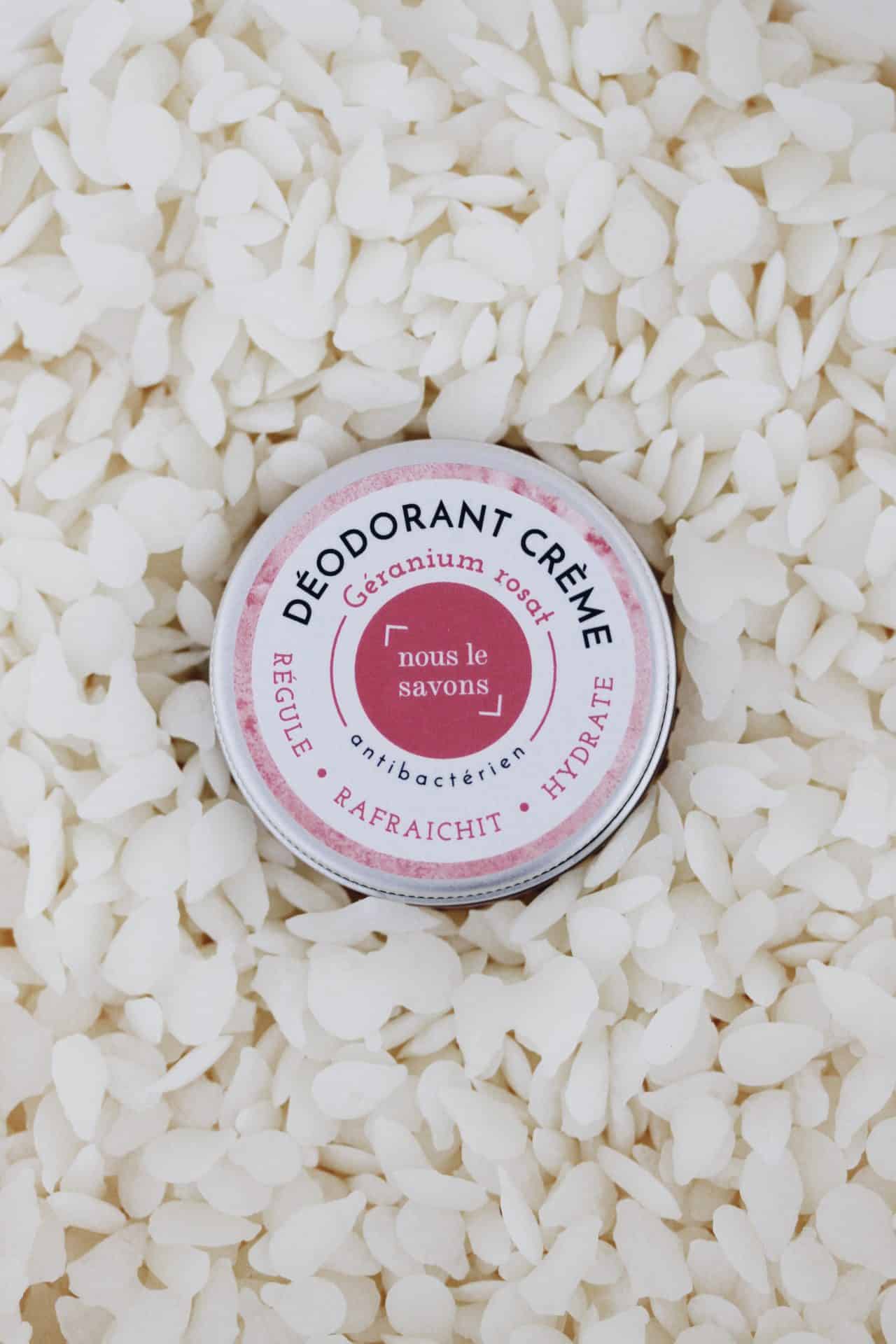 déodorant naturel bio géranium, efficace et naturel, pour une fraicheur parfumée