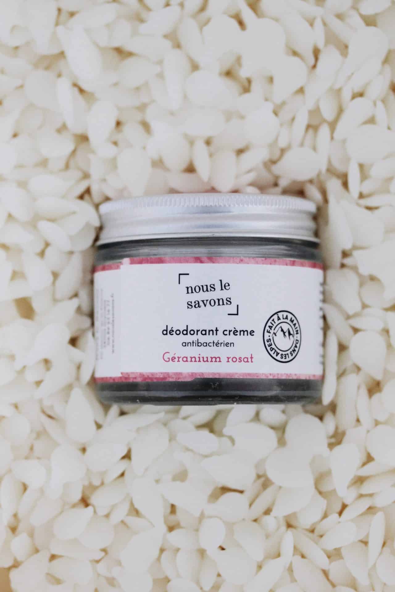 déodorant naturel bio géranium, efficace et naturel, pour une fraicheur parfumée