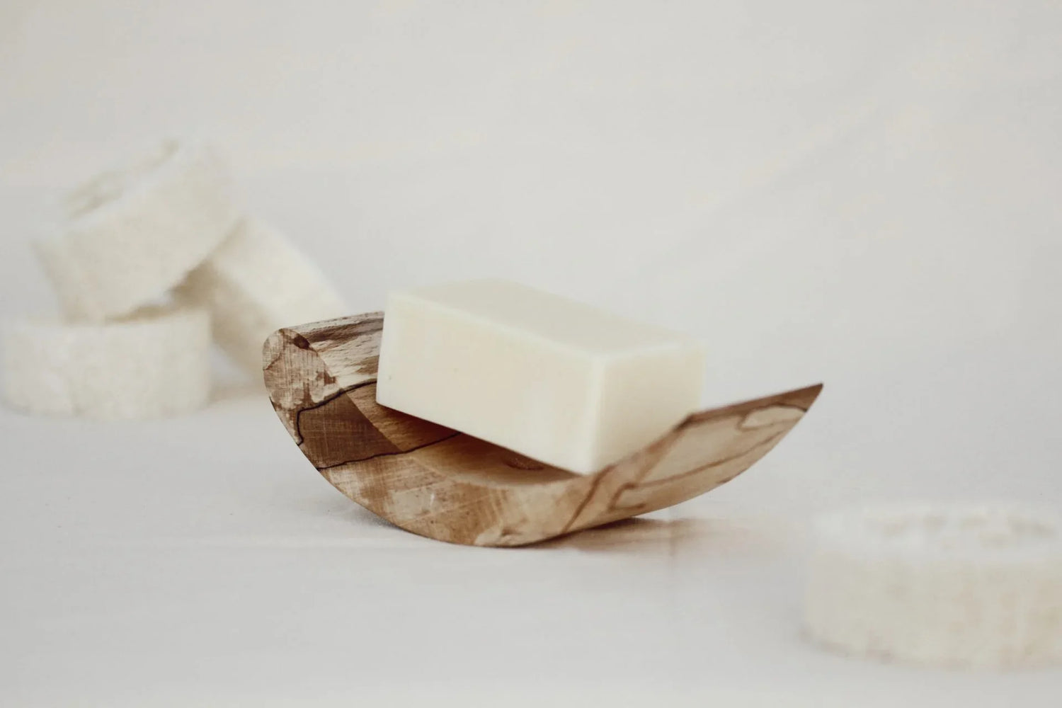 savon solide sur porte savon