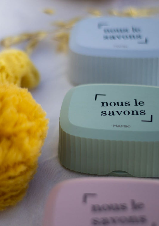 Boite à savon 100% recyclée fabriquée en France