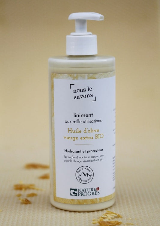 Liniment oléo-calcaire Bio Fait en France : un démaquillant doux et naturel pour prendre soin de votre peau